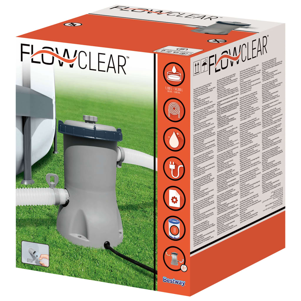 Bestway Flowclear baseina filtra sūknis, 2006 L/h