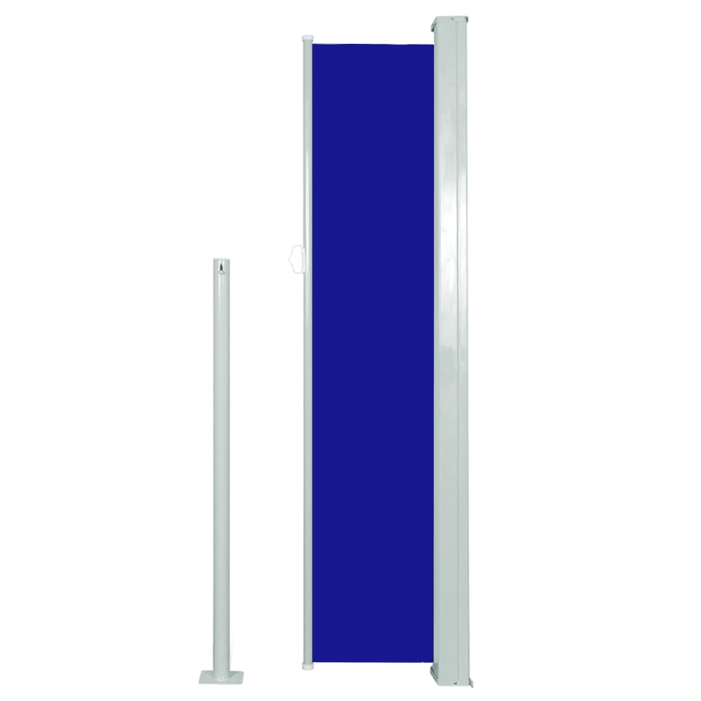 vidaXL izvelkama sānu markīze, 140x300 cm, zila