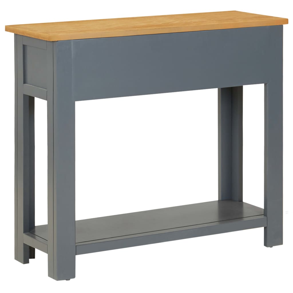 vidaXL konsoles galdiņš, 83x30x73 cm, ozola masīvkoks