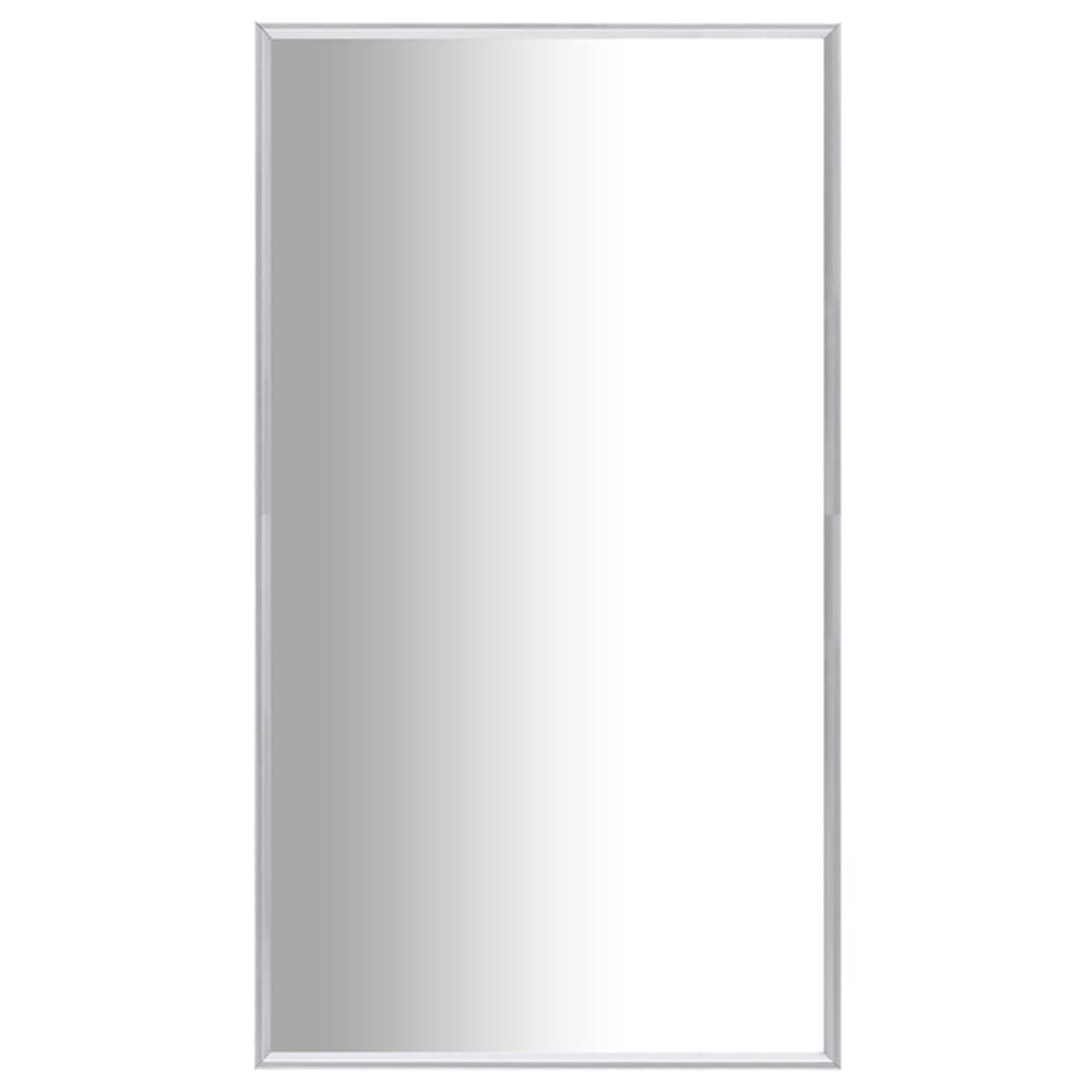 vidaXL spogulis, 80x60 cm, sudraba krāsā