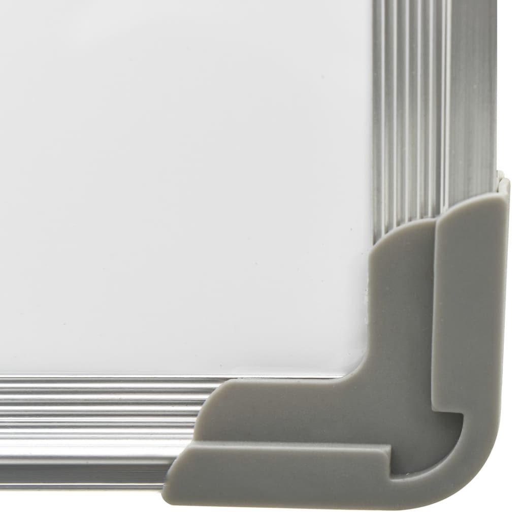 vidaXL magnētiska sausās dzēšanas tāfele, balta, 60x40 cm, tērauds