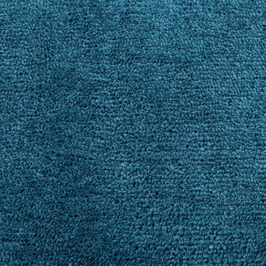 vidaXL paklājs OVIEDO, īsa spalva, mīksts, tirkīzzils, Ø 280 cm