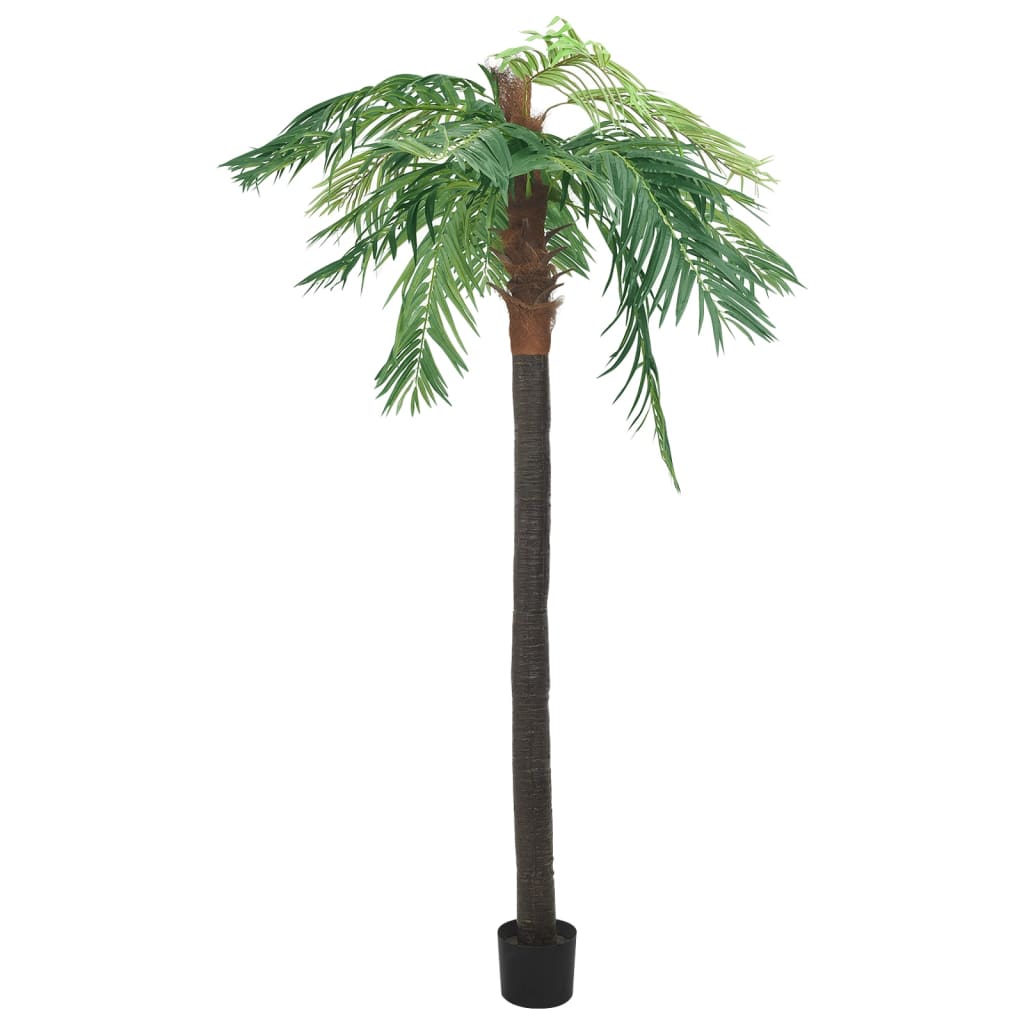 vidaXL mākslīgais augs, fēnikspalma ar podiņu, 305 cm, zaļa