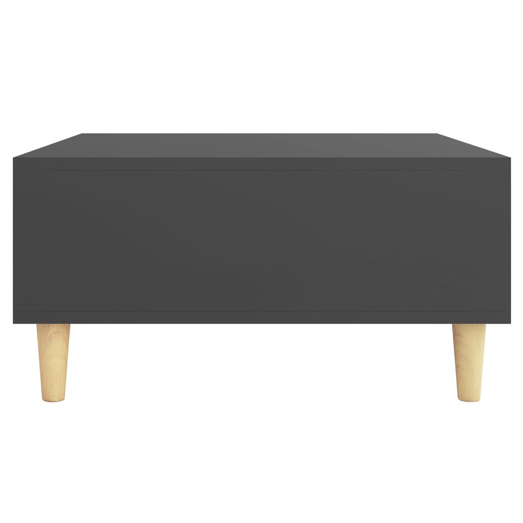 vidaXL kafijas galdiņš, pelēks, 60x60x30 cm, skaidu plāksne
