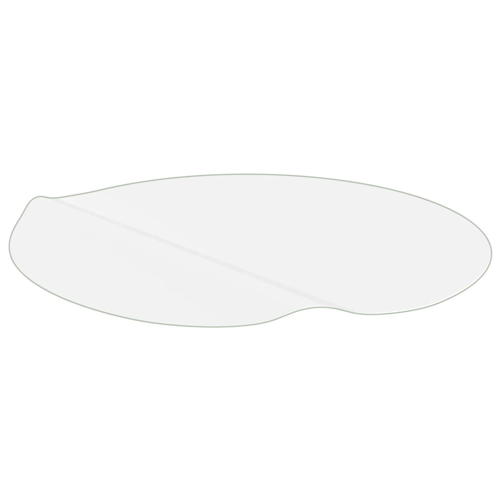 vidaXL galda aizsargsegums, caurspīdīgs, Ø60 cm, 2 mm, PVC