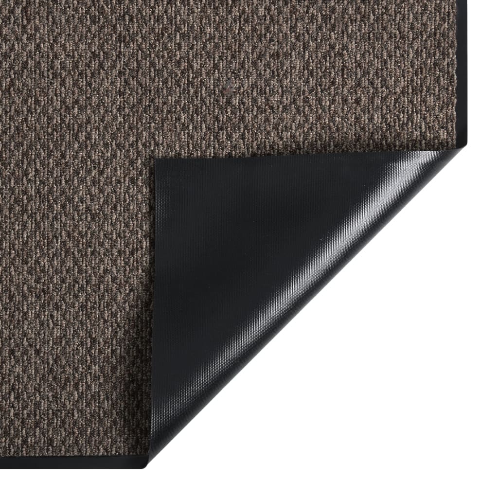 vidaXL durvju paklājs, bēšs, 80x120 cm
