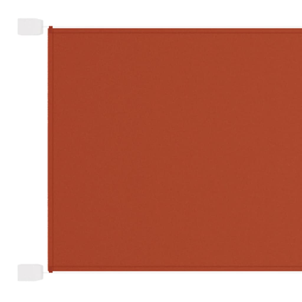 vidaXL vertikāla markīze, sarkanbrūna, 250x270 cm, Oksfordas audums