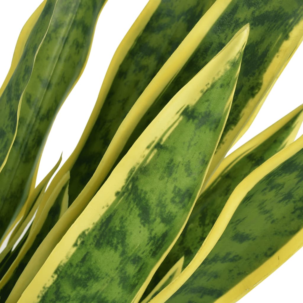 vidaXL mākslīgais augs, sansevjēra ar podiņu, 65 cm, zaļa