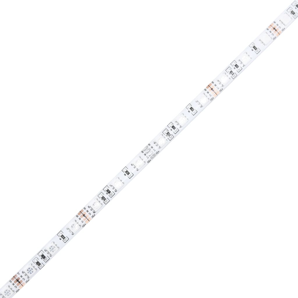vidaXL galvgaļa skapis ar LED, ozolkoka krāsa, 200x16,5x103,5 cm
