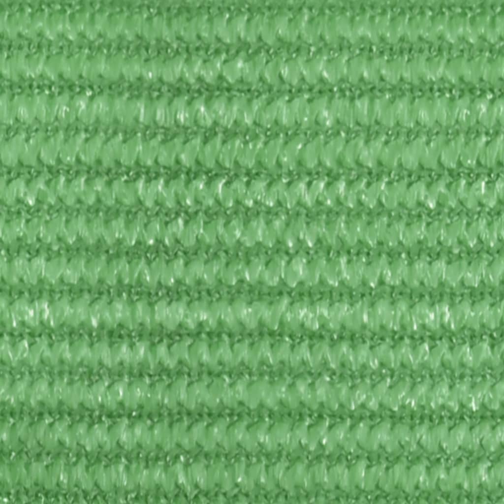 vidaXL saulessargs, 160 g/m², gaiši zaļš, 2x5 m, HDPE