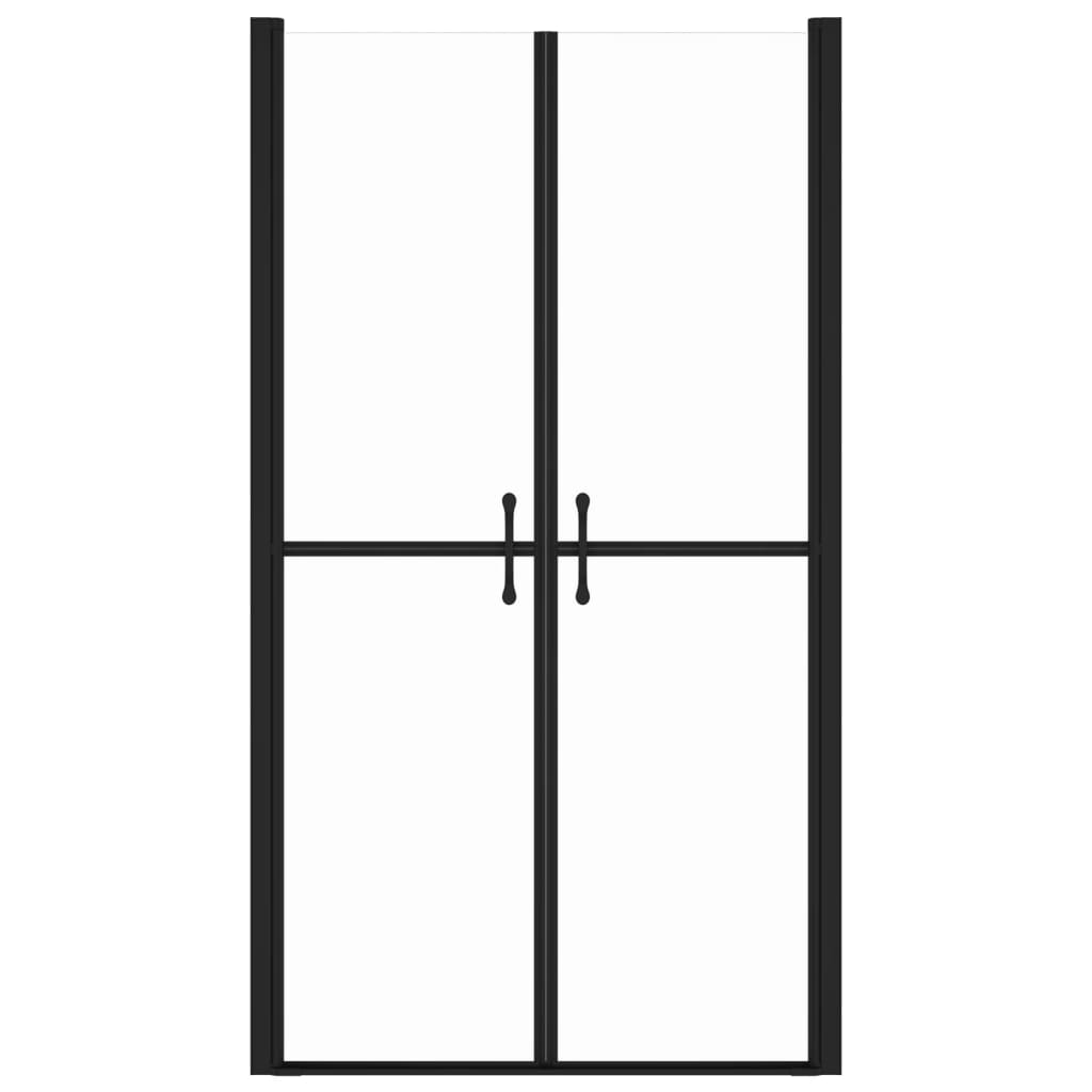 vidaXL dušas durvis, (88-91)x190 cm, ESG, caurspīdīgas