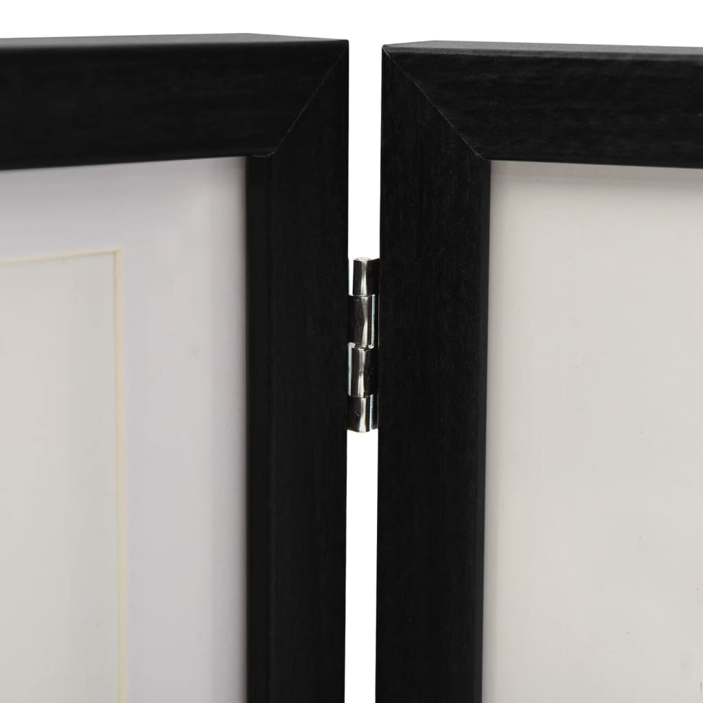 vidaXL 3-daļīgs foto rāmis, kolāža, melns, 28x18 cm+2x(13x18 cm)