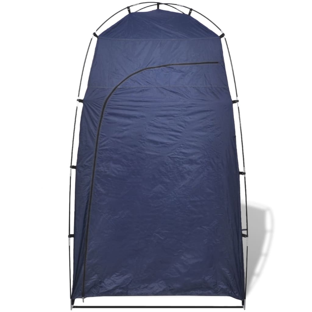 vidaXL dušas/tualetes/ģerbtuves telts, zila