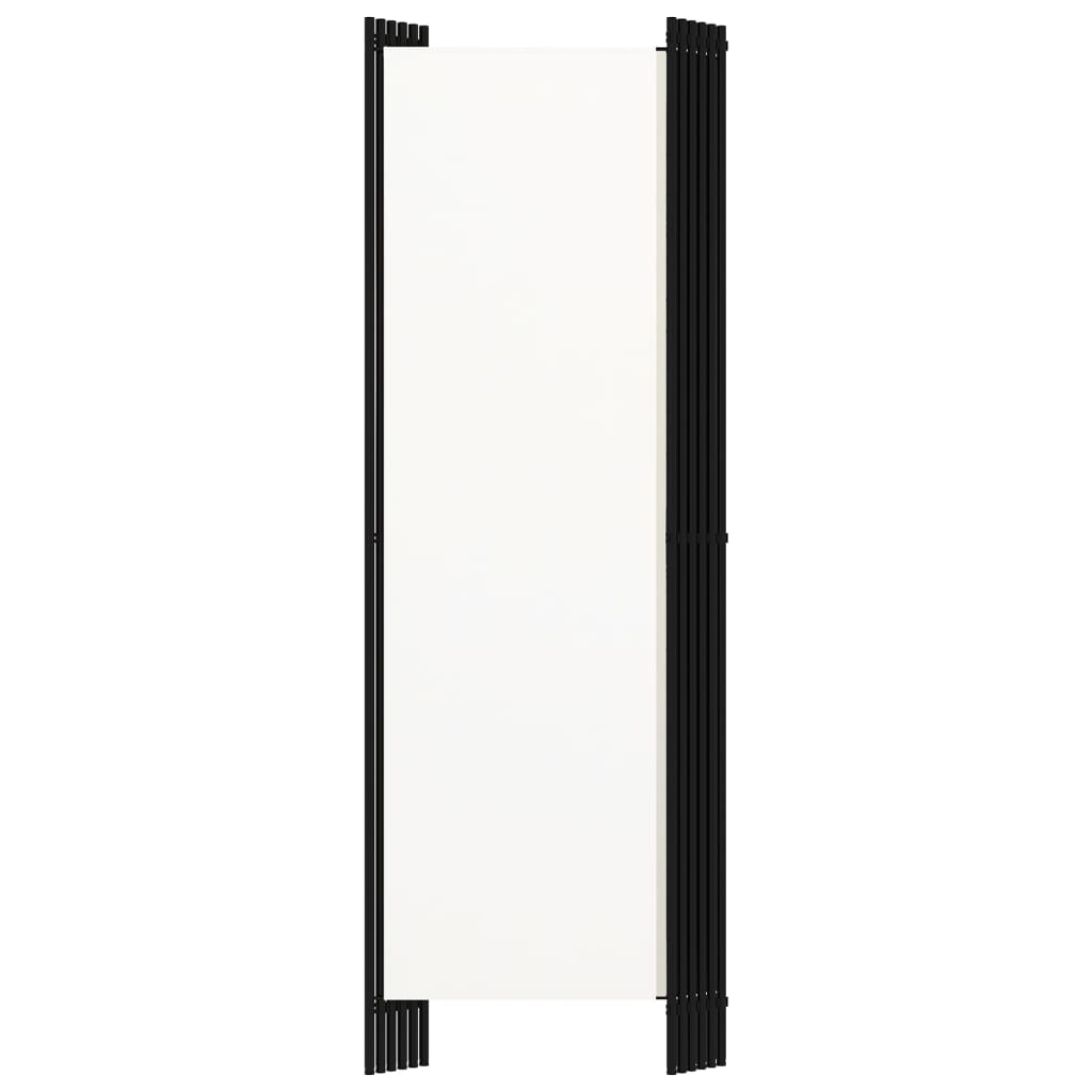 vidaXL 6-paneļu istabas aizslietnis, balts, 300x180 cm