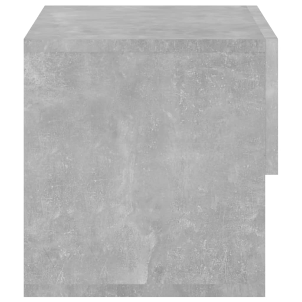 vidaXL sienas naktsskapīši, 2 gab., betona pelēki