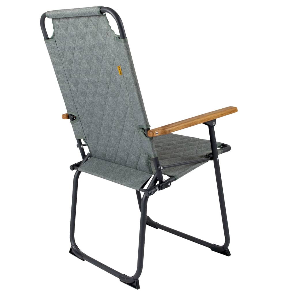 Bo-Camp saliekams kempinga krēsls Jefferson, pelēkzaļš