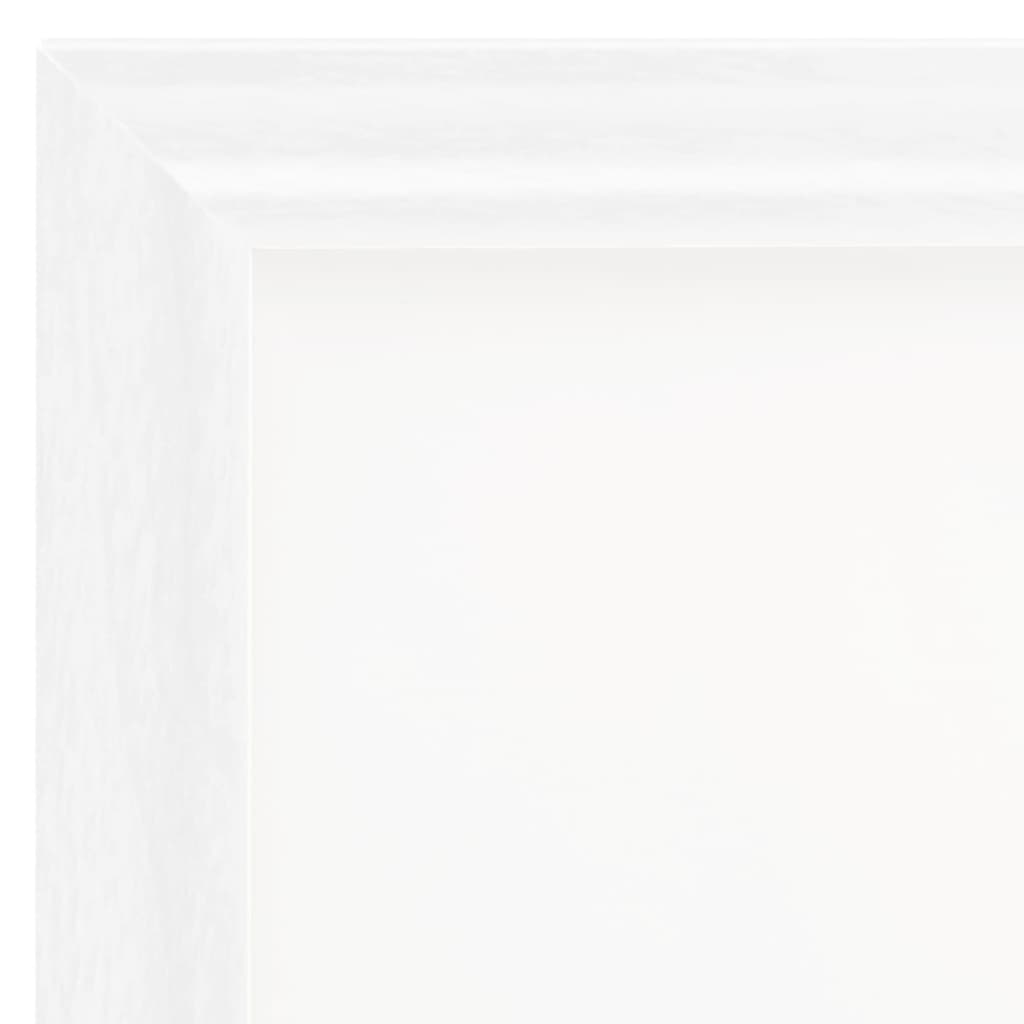 vidaXL foto rāmji, 5 gab., galdam, balti, 13x18 cm, MDF