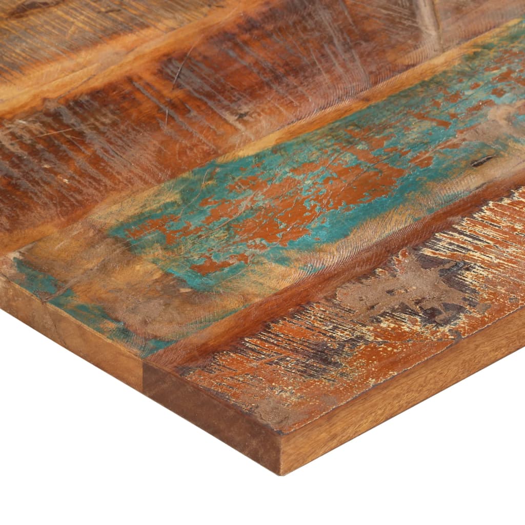 vidaXL galda virsma, kvadrāta, 60x60 cm, 25-27 mm, pārstrādāts koks
