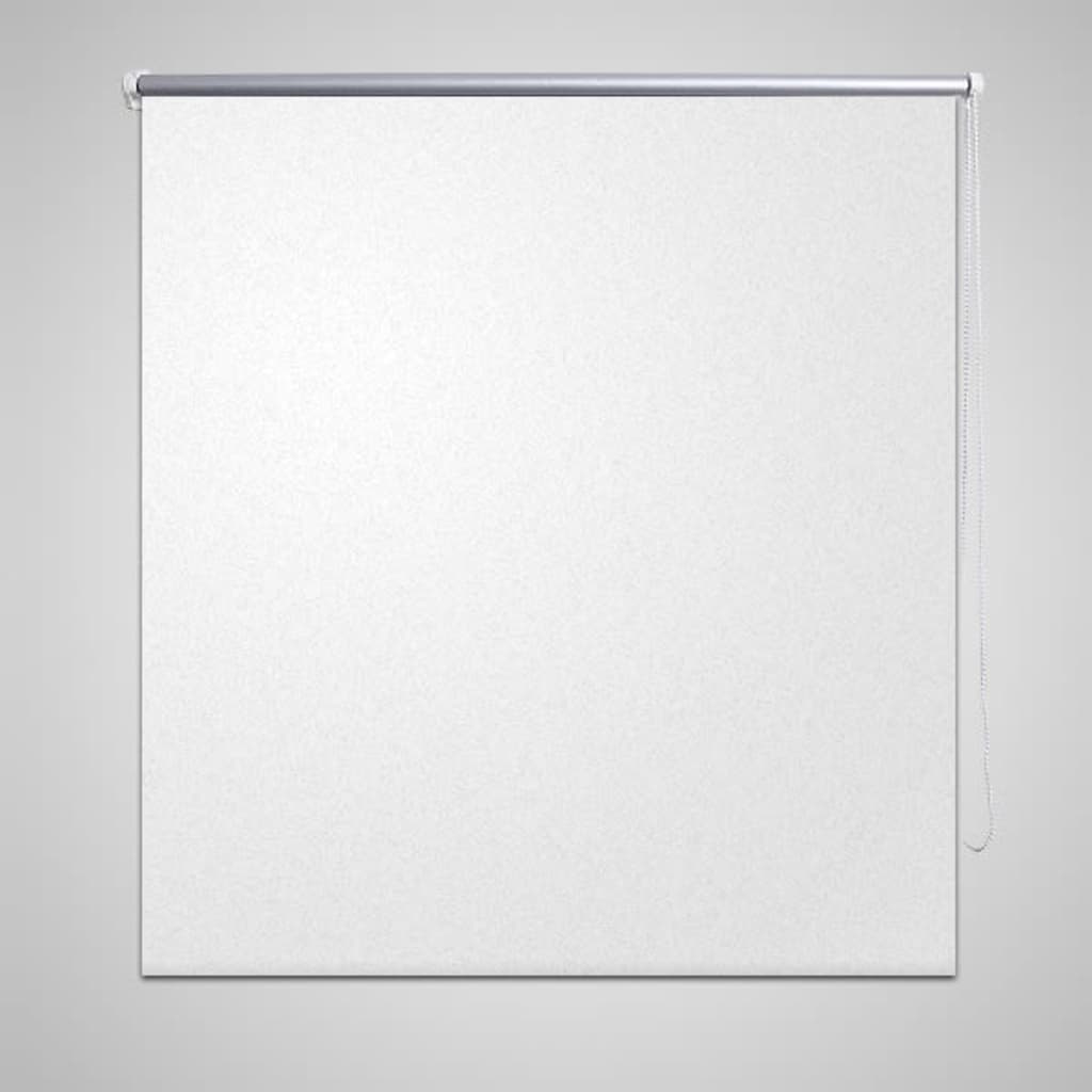 Ruļļu žalūzijas, gaismu necaurlaidīgas, 140 x 175 cm, baltas