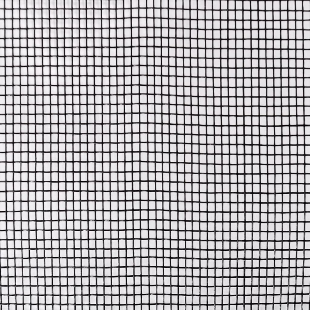 vidaXL siets, stiklšķiedra, 100x500 cm, melns