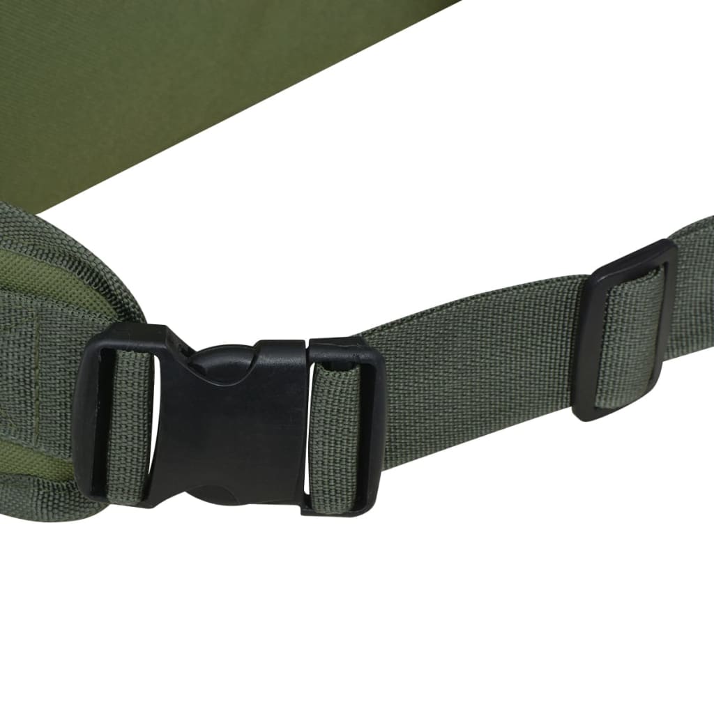 vidaXL mugursoma, 65 L, zaļa, armijas stila