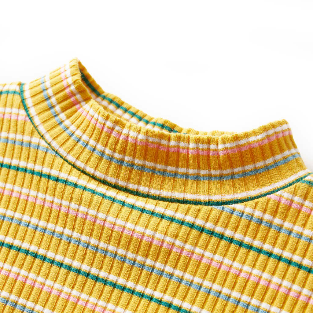 Bērnu krekls ar garām piedurknēm, dzeltens, 92