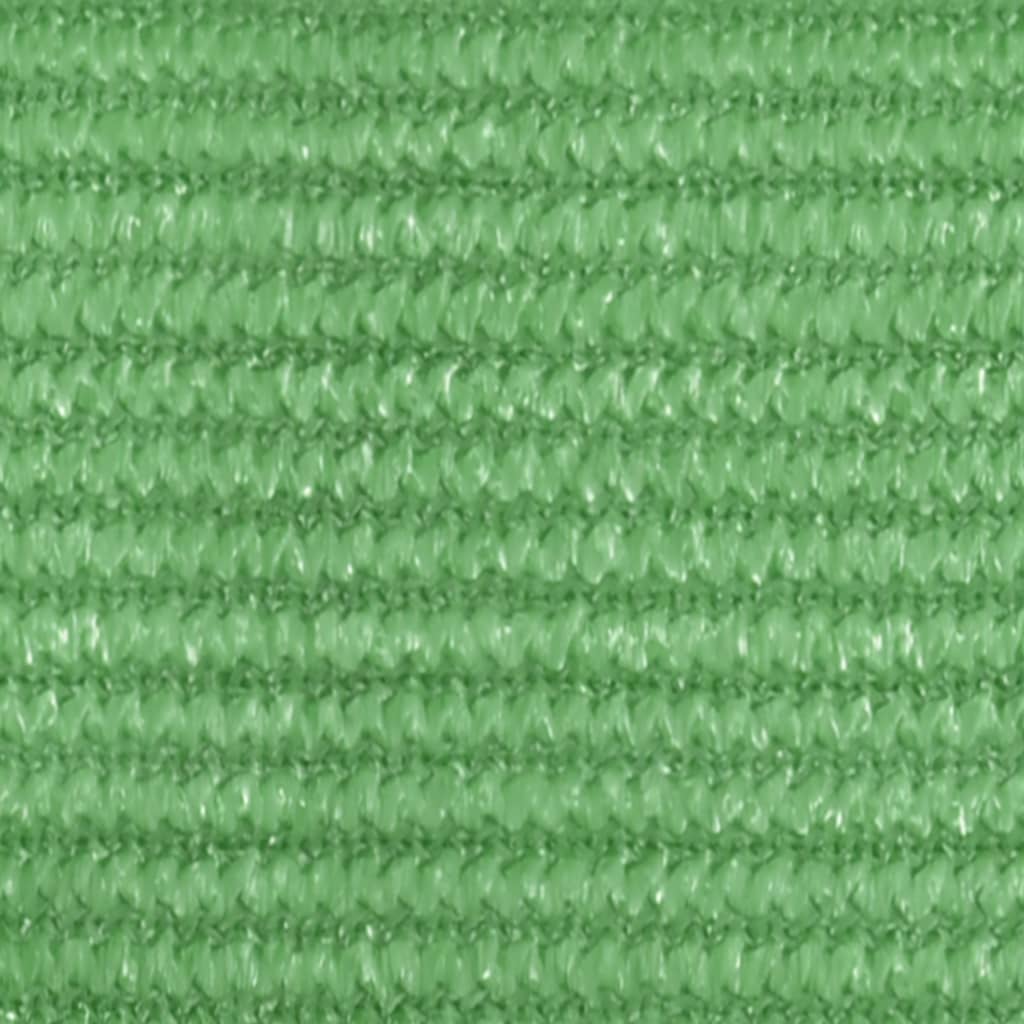vidaXL saulessargs, 160 g/m², gaiši zaļš, 3,5x3,5x4,9 m, HDPE