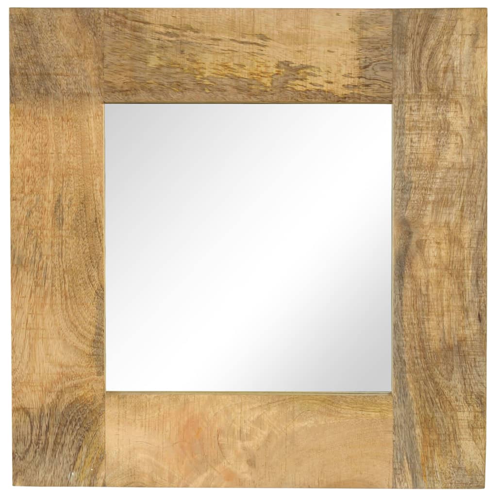 vidaXL spogulis, 50x50 cm, mango masīvkoks