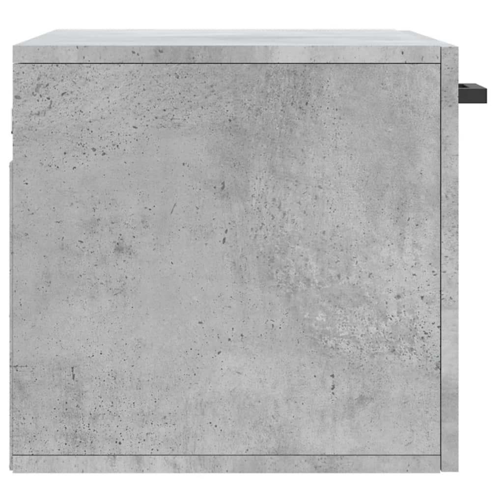 vidaXL sienas skapītis, betonpelēks, 60x36,5x35 cm, inženierijas koks