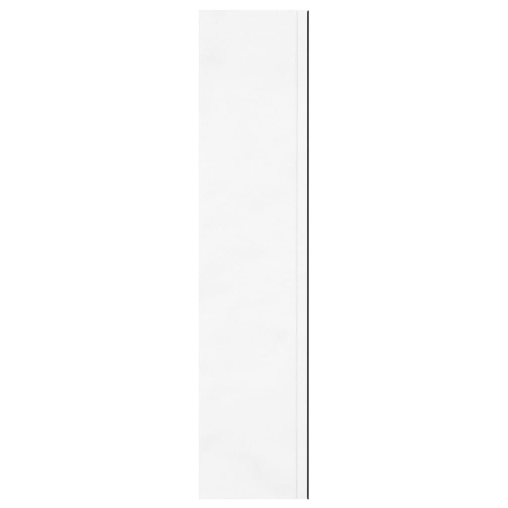 vidaXL vannasistabas skapītis ar spoguli, 60x15x75 cm, balts, MDF