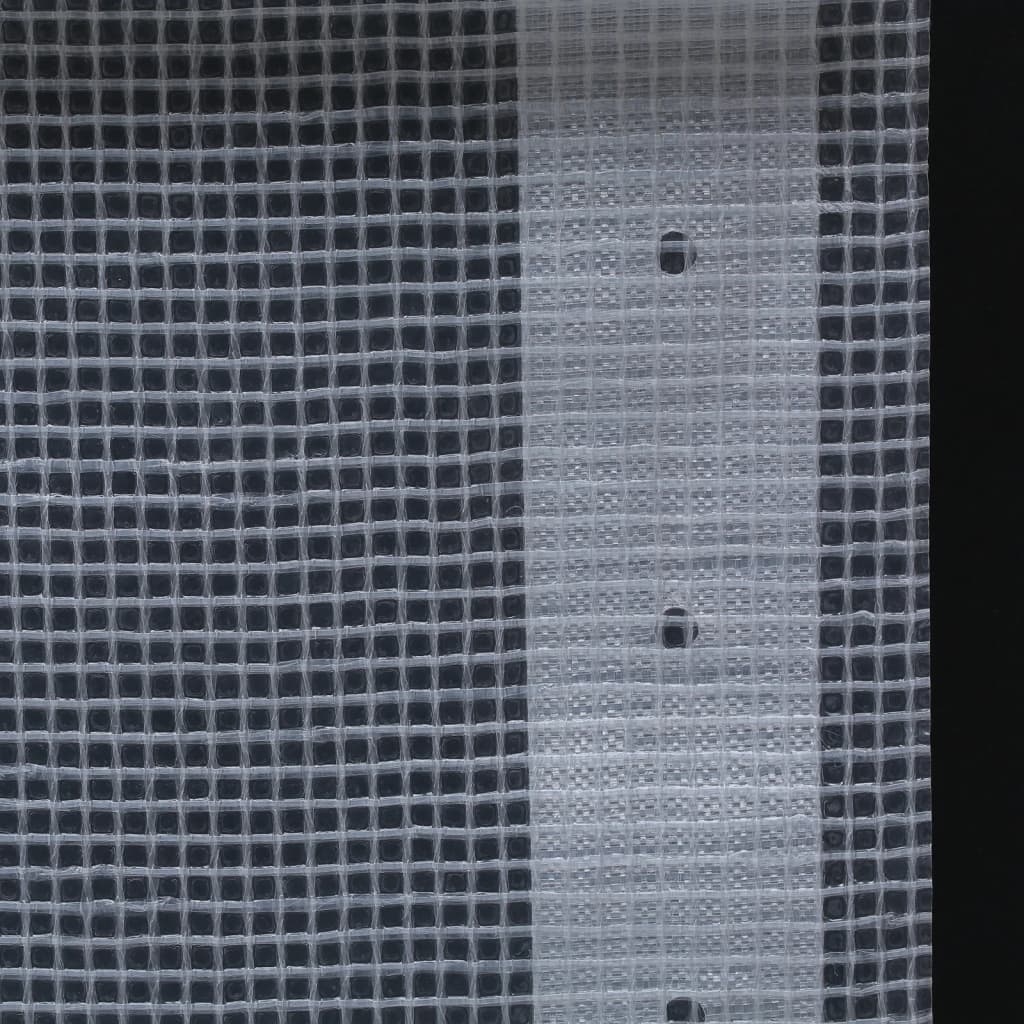vidaXL brezenta pārklāji, 2 gab., smalki austi, 260 g/m², 4x15m, balti