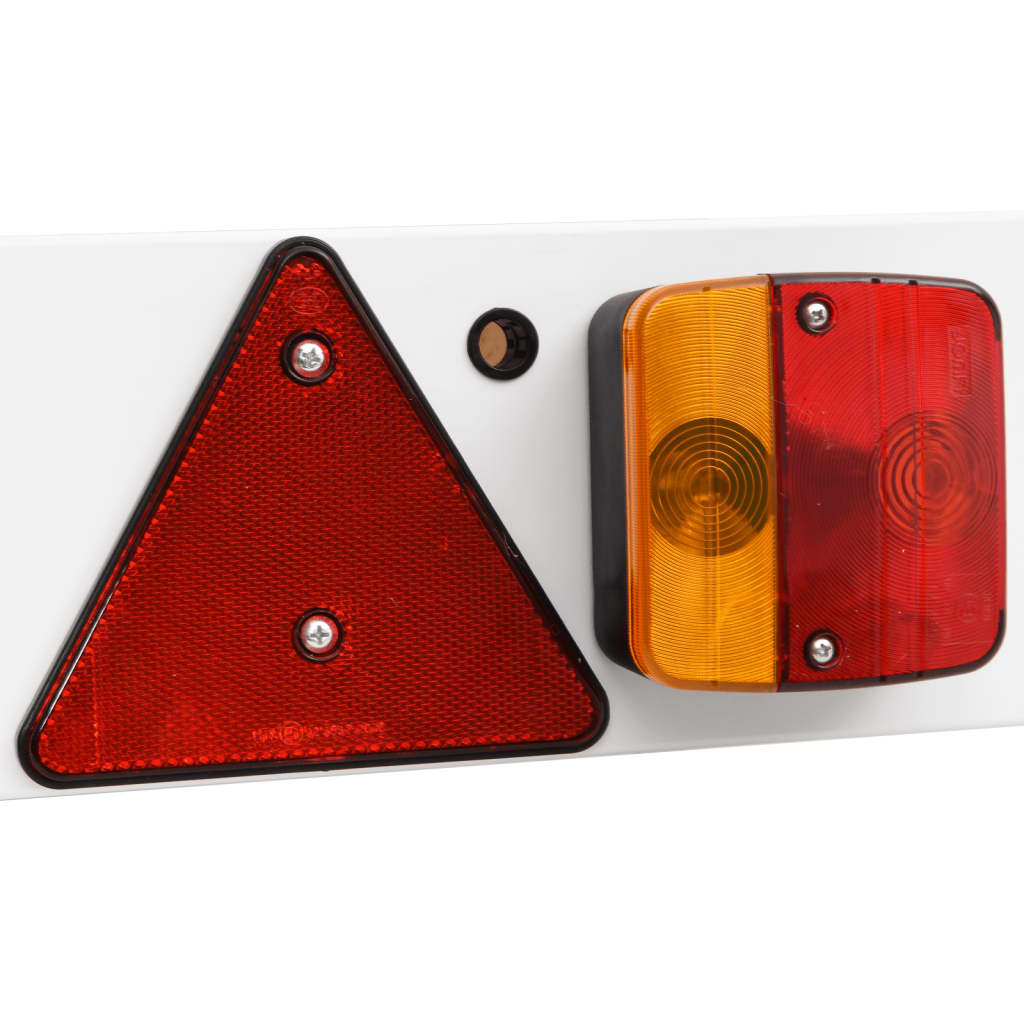 vidaXL piekabes lukturis, sarkans, 115x7x14 cm, 12 V, klasiskā spuldze