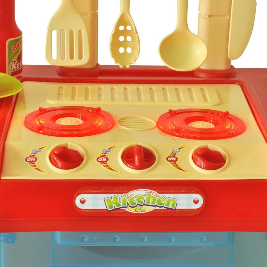 Bērnu rotaļu virtuve ar skaņas un gaismas efektiem