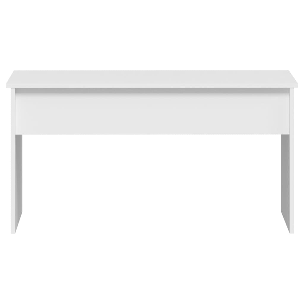 vidaXL kafijas galdiņš, balts, 102x50,5x52,5 cm, inženierijas koks