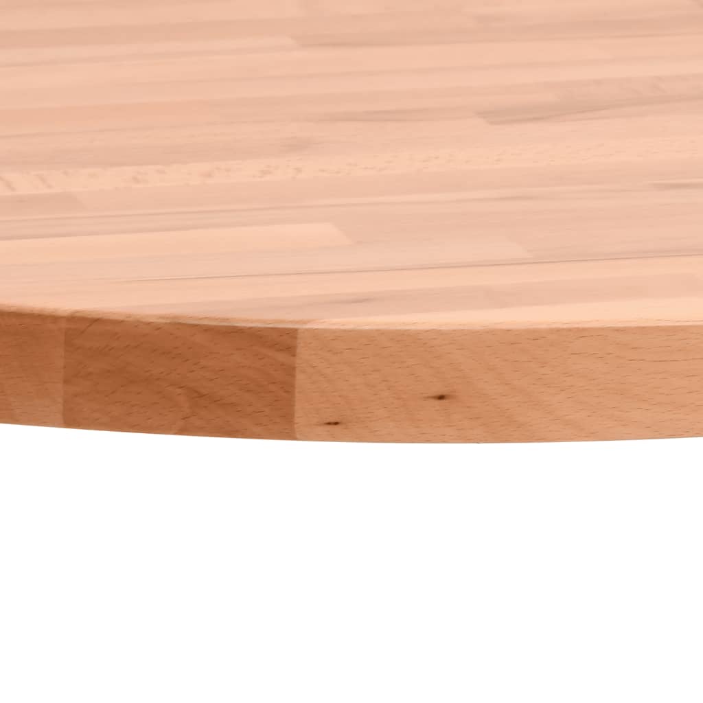 vidaXL galda virsma, Ø30x2,5 cm, apaļa, dižskābarža masīvkoks