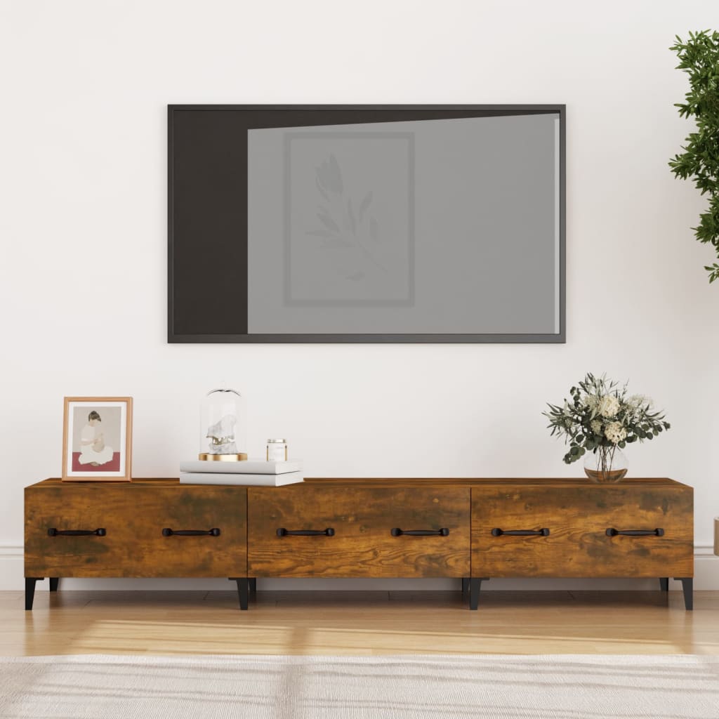 vidaXL TV skapītis, ozolkoka krāsa, 150x34,5x30 cm, inženierijas koks