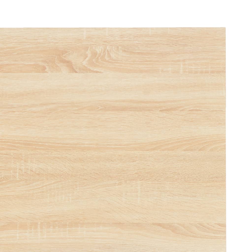 vidaXL datorgalds, balta un ozolkoka krāsa, 120x60x73 cm