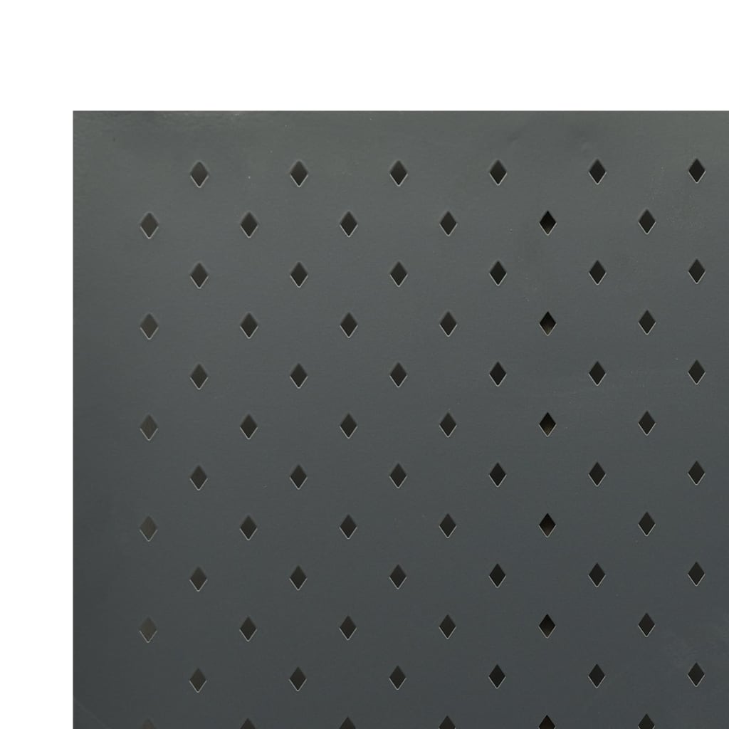 vidaXL 5-paneļu istabas aizslietnis, pelēks, 200x180 cm, tērauds