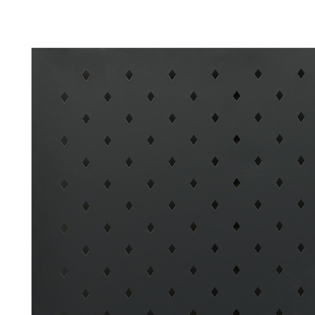 vidaXL 3-paneļu istabas aizslietnis, melns, 120x180 cm, tērauds