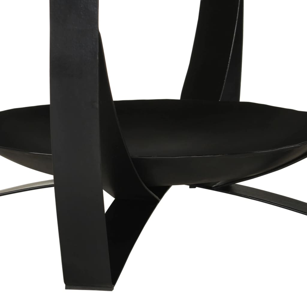 vidaXL kafijas galdiņš, Ø 68x43 cm, pārstrādāts masīvkoks, dzelzs