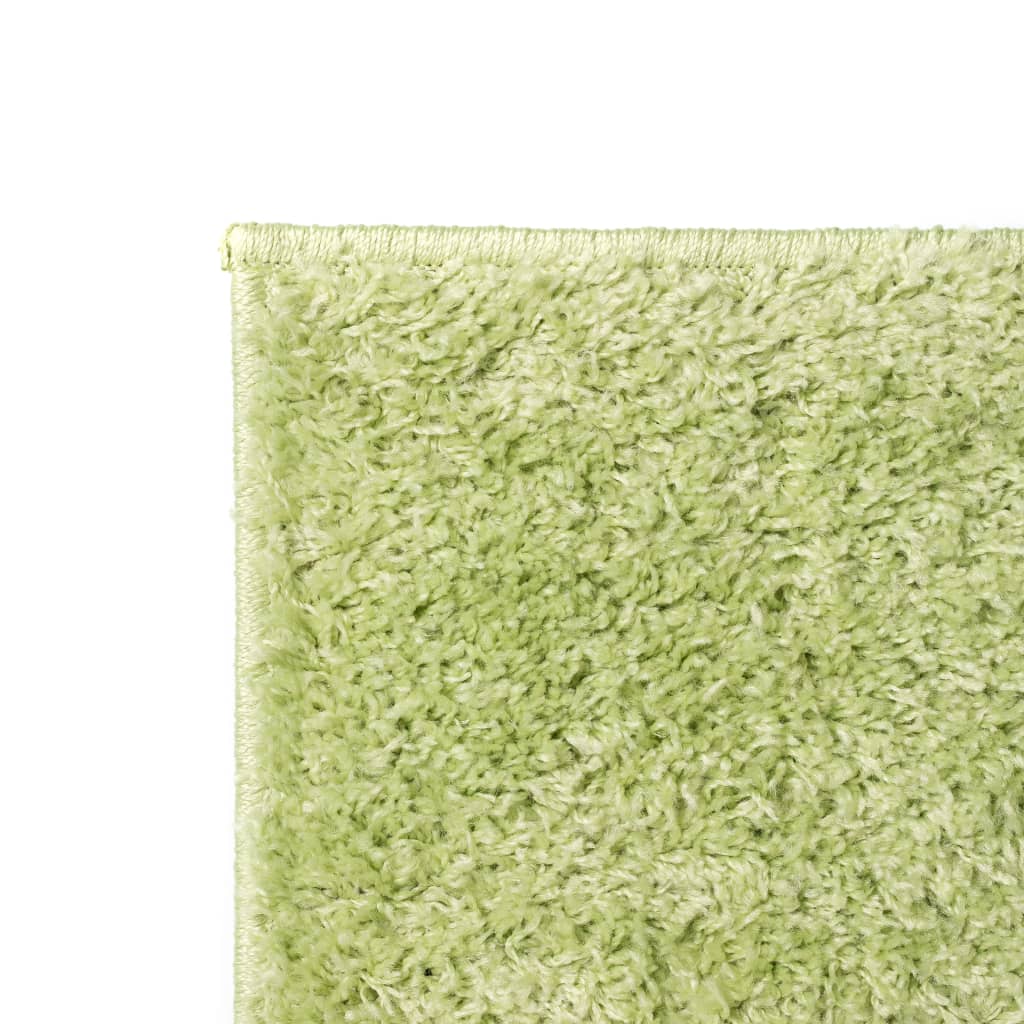 vidaXL paklājs, 80x150 cm, Shaggy, zaļš