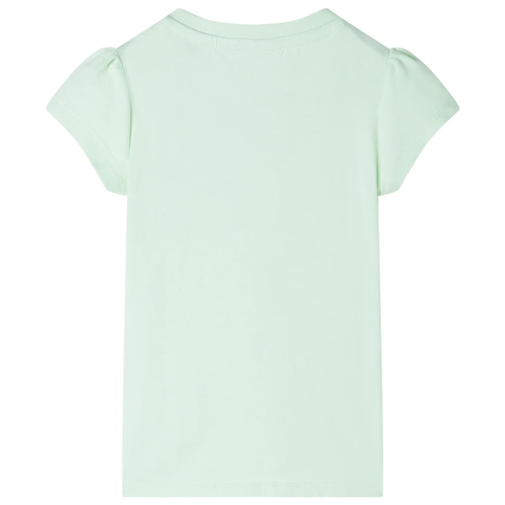 Bērnu krekls ar piedurknēm, maigi zaļš, 92