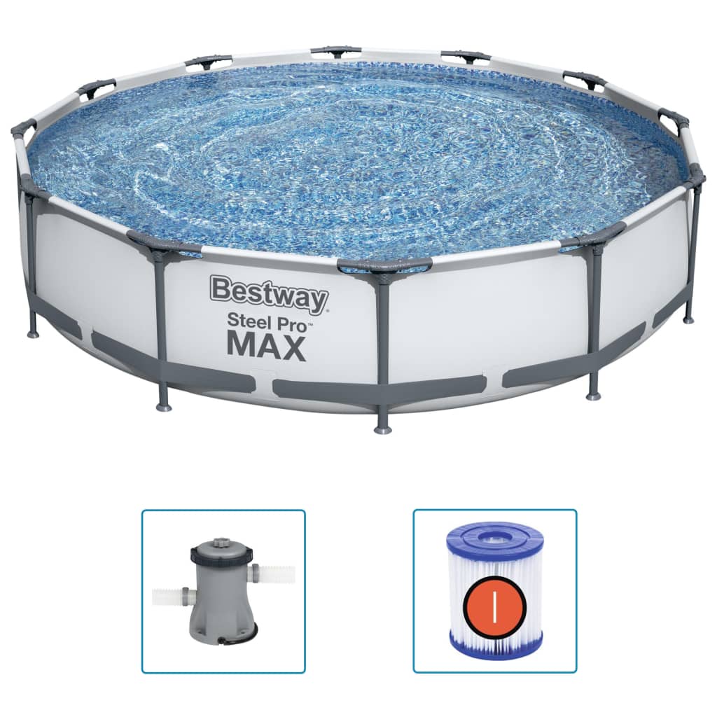 Bestway Steel Pro MAX peldbaseina komplekts, 366x76 cm