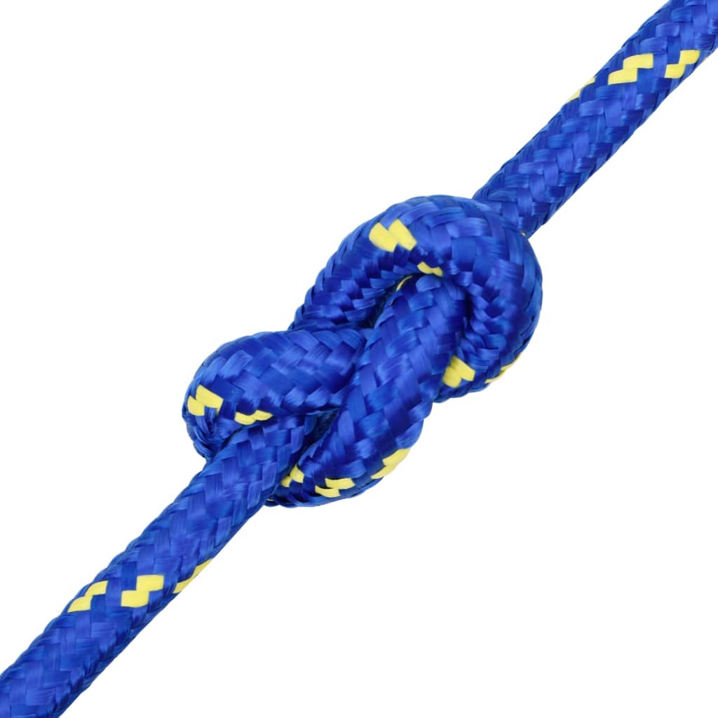 vidaXL laivu virve, zila, 20 mm, 100 m, polipropilēns