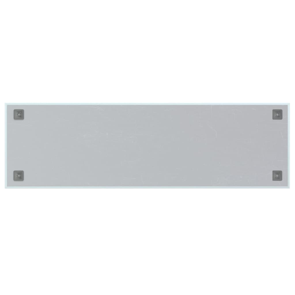 vidaXL magnētiskā tāfele, stiprināma pie sienas, balta, 100x30 cm