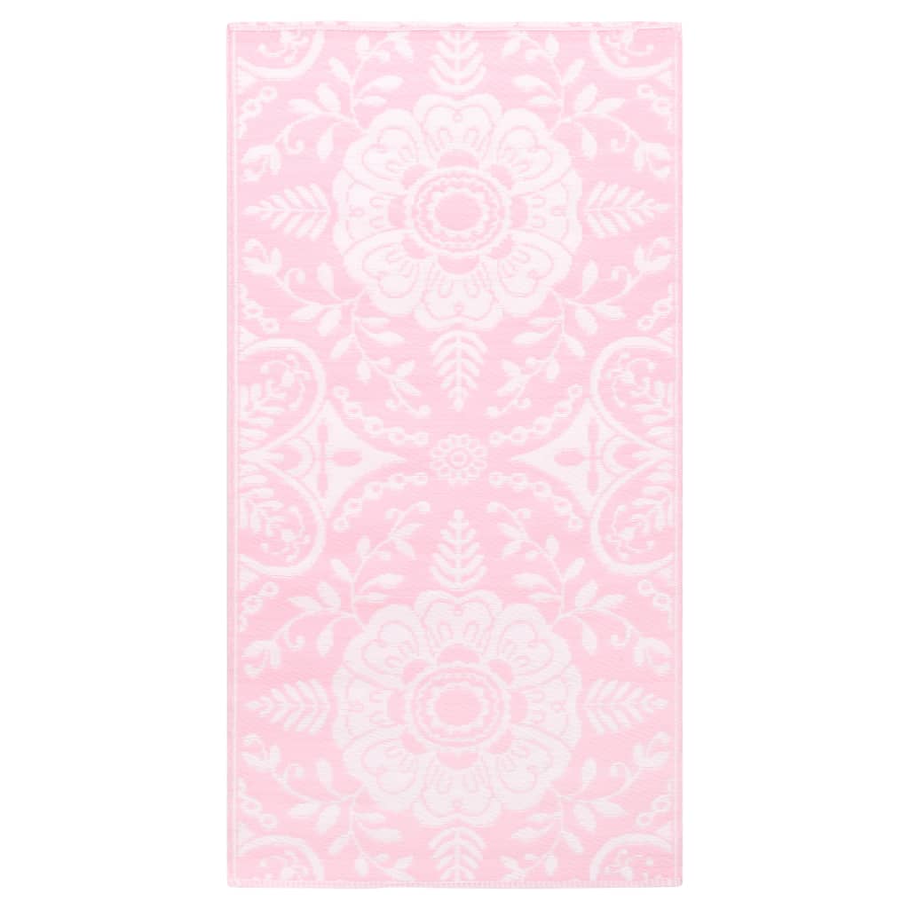 vidaXL āra paklājs, 160x230 cm, rozā PP
