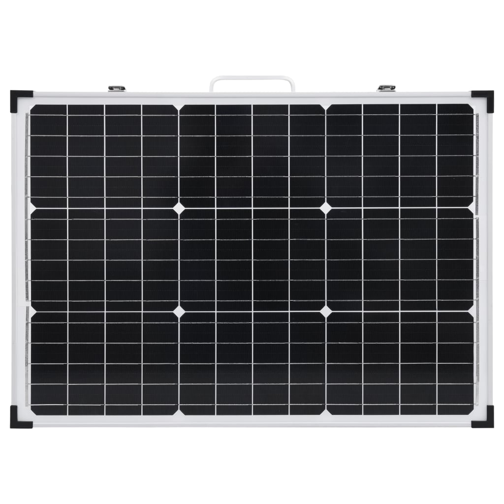 vidaXL salokāms saules panelis, pārnēsājams, 120 W, 12 V