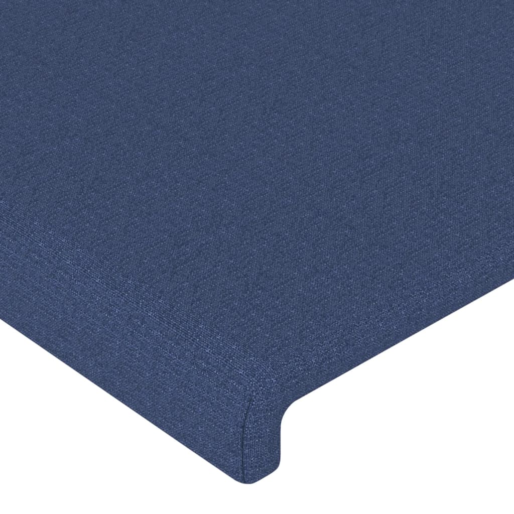 vidaXL gultas galvgaļi, 2 gab., 80x5x78/88 cm, zils audums