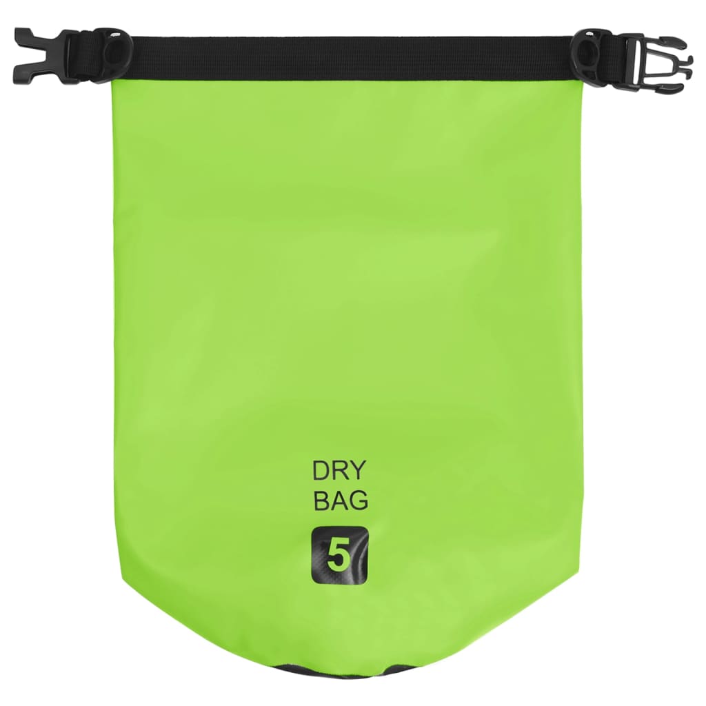 vidaXL ūdens soma, zaļa, 5 L, PVC