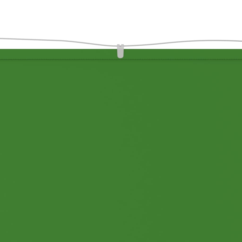 vidaXL vertikāla markīze, gaiši zaļa, 100x1200 cm, Oksfordas audums